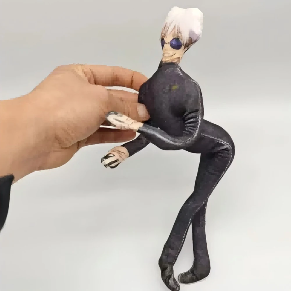 Jujutsu Battle: Gojo Gojo Abstract Desktop Ornament with Built-in Skeleton