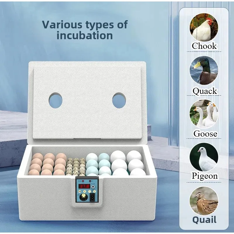 Poultry Egg Incubator 24-hour Thermostatic Biomimetic Waterbed Intelligent
