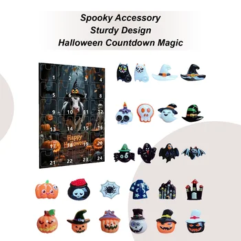 Halloweens Calendar Advent Halloweens Calendar Advent 2025 Horror Collectible Figures Doll Toys for Kids Women Kitchen Teen Men