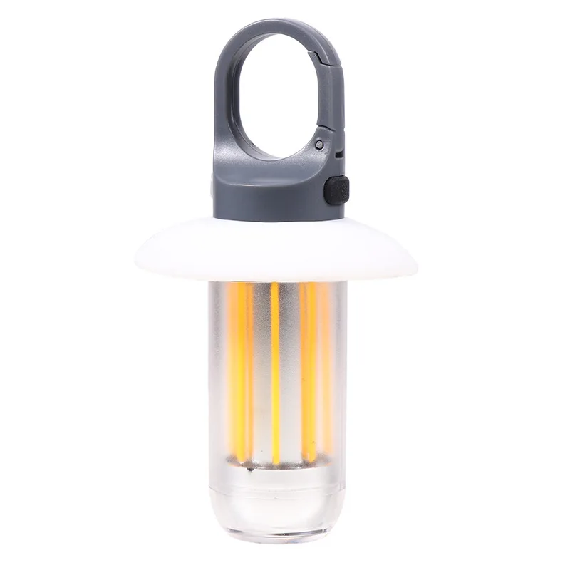 Camping Lights Mini LED Camping Lights Warm white Dual-light Flashlight Multifunctional Camping Atmosphere Lights Emergency Lighting Keychain