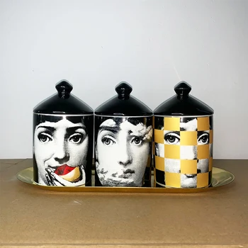 European Ceramic Candle Jar 1
