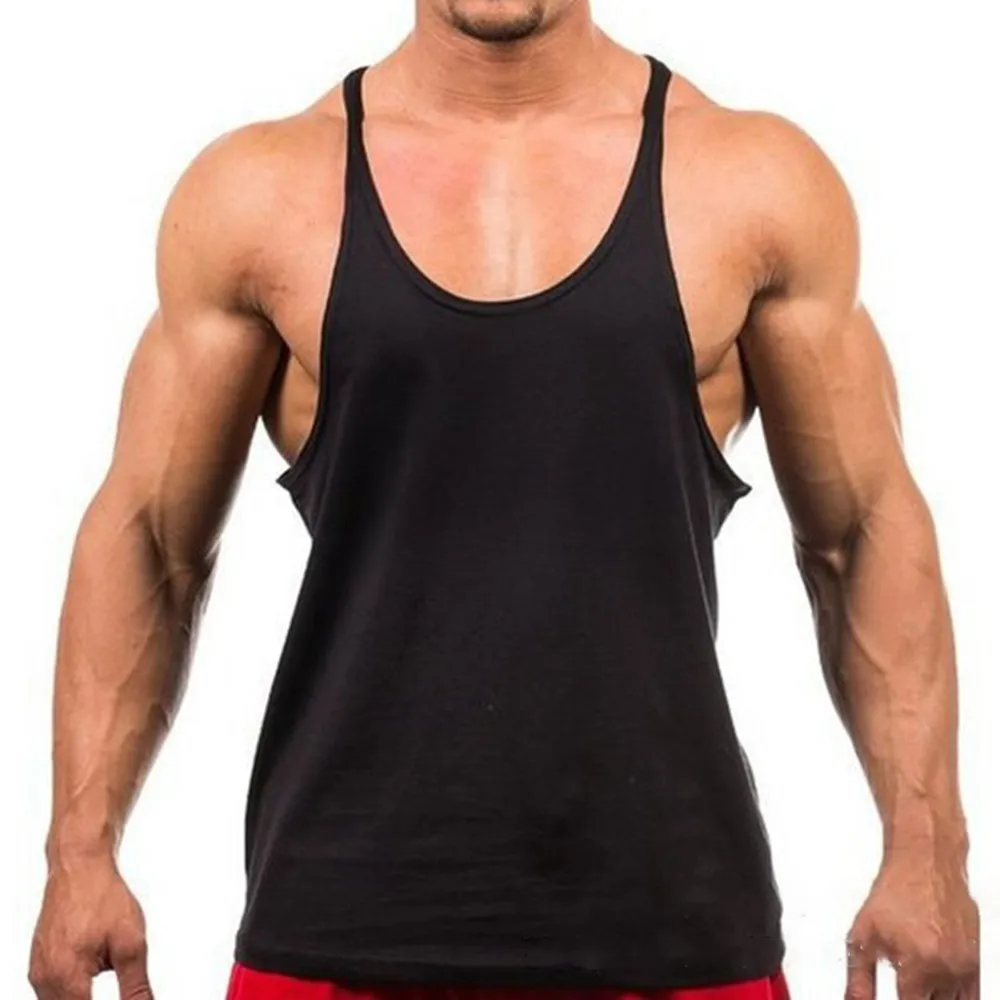 Description Picture 5 of itemMen Fashion Tank Top Vest Male Gym Bodybuilding Sport Sleeveless Singlet Vest Bodybuilding Fitness Muscle Vest Sleeveless Shirt