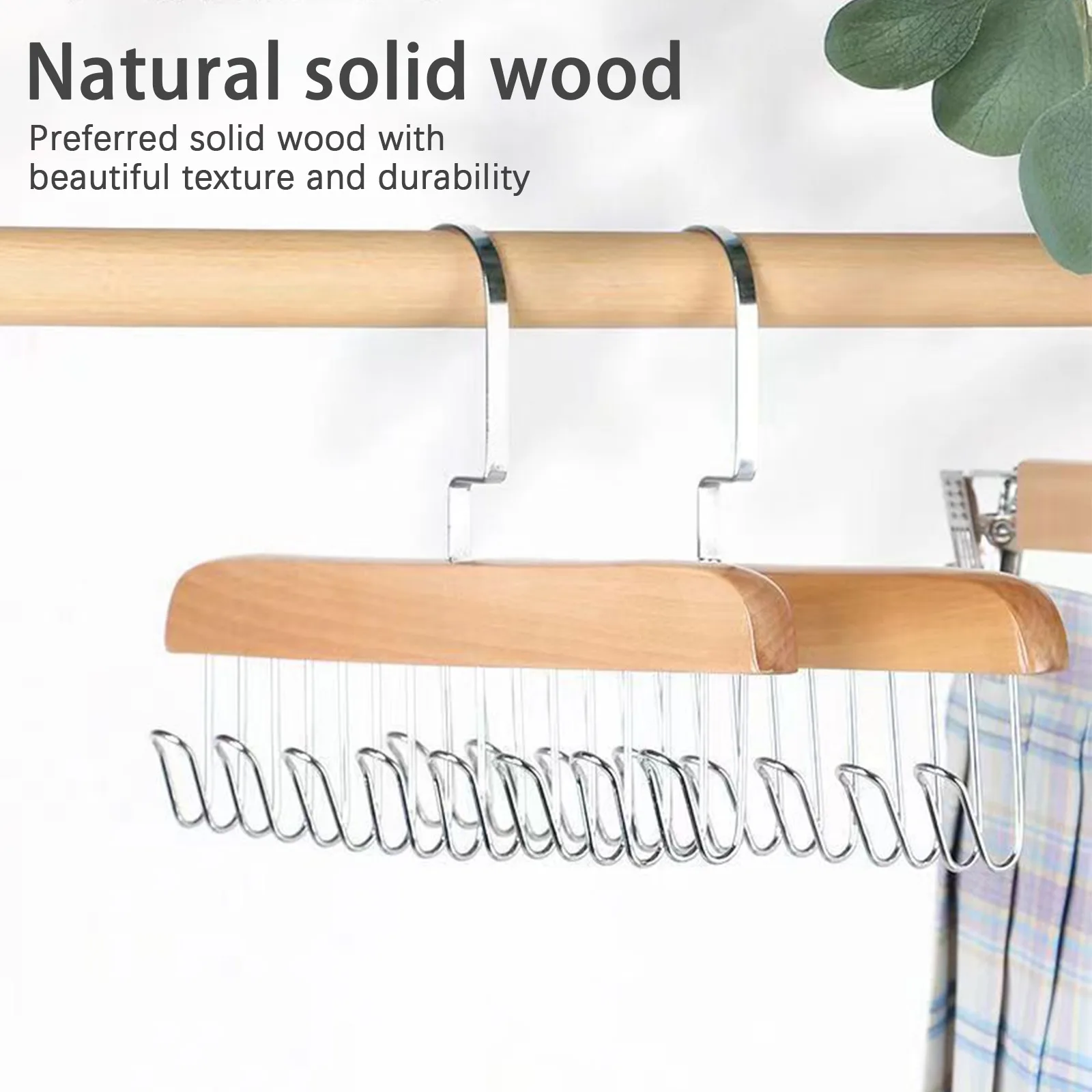 Clothes Hanger Multiple Hooks Women Storage Bra Scarf Organizer Men Tie Belt For Home Wardrobe