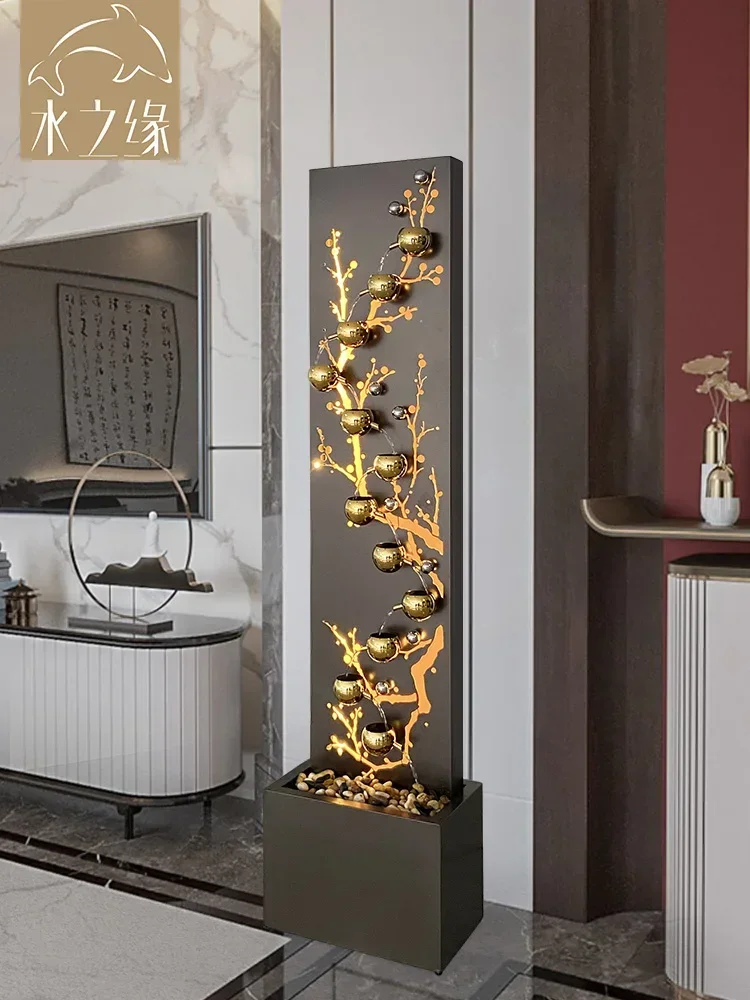 

Living Room TV Side Floor Flowing Water Ornaments