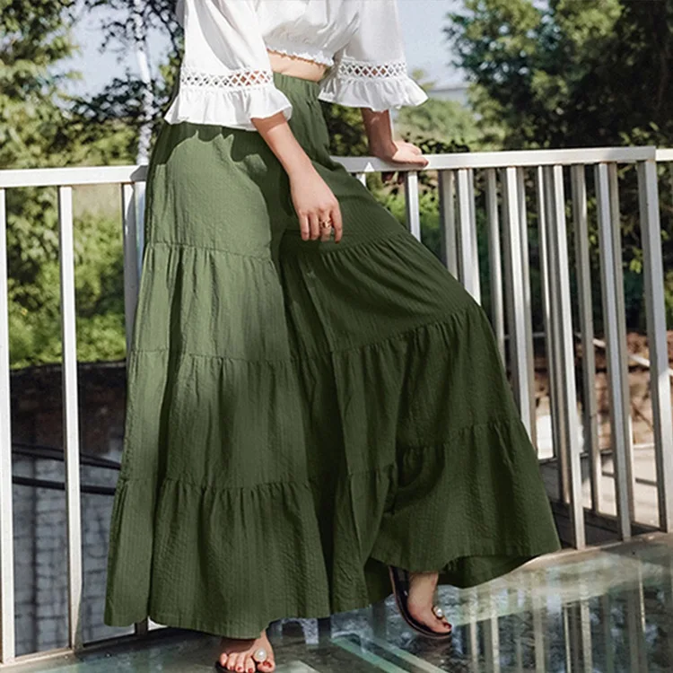 Women's Pants Spliced Skinny Cake Skirt Pants Women's Pants