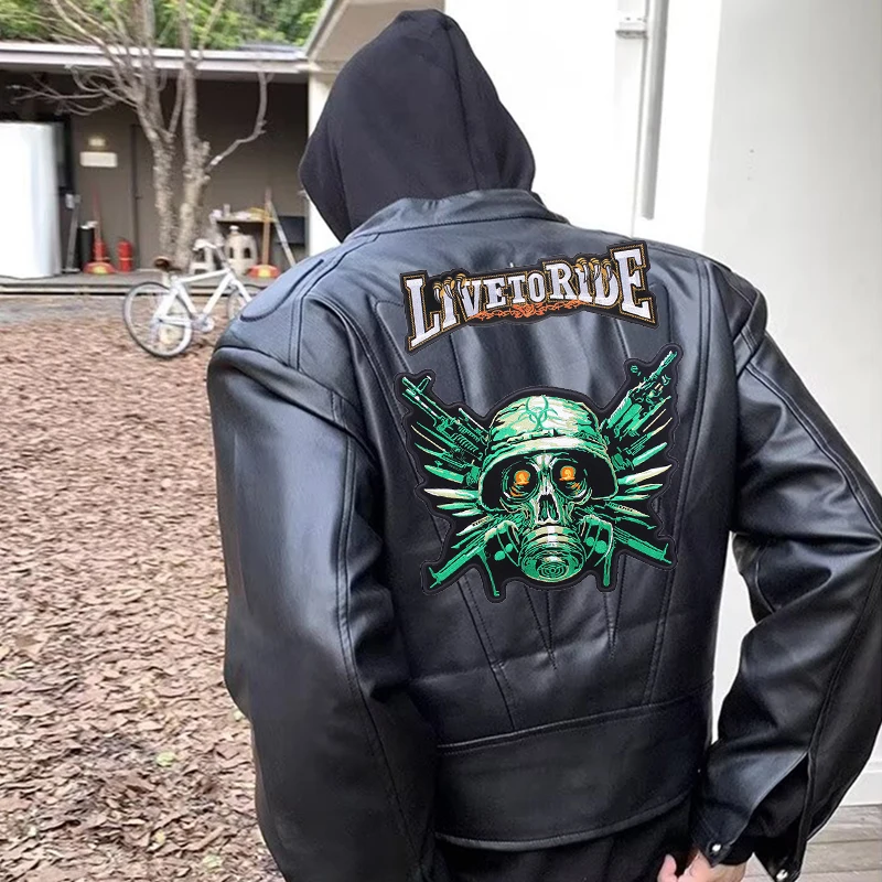 New York cartello stradale Biker ricamato ferro da stiro su toppa distintivo per vestiti ecc. 7.5x3cm - Italia