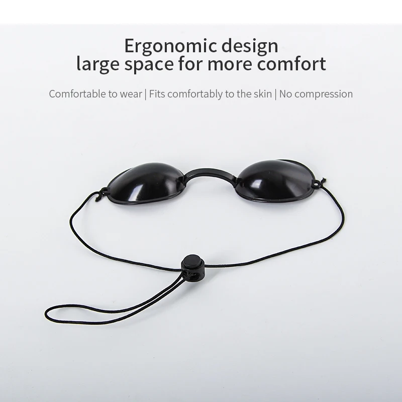

Black Glasses Eye Lights, Laser Eye Masks for IPL Beauty For Patients With Lights