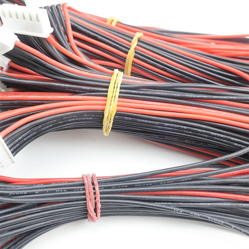5pcs/lot 1S 2S 3S 4S 5S 6S 7S 8S Lipo Battery Balance Charger 30cm Cable Imax B6 Connector Plug Cable Aviation Model PARTS