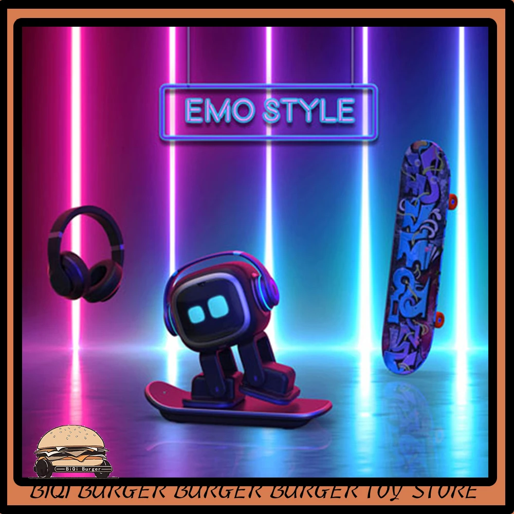 Emo Robot Pet Inteligente Future Ai Robot Voice Smart Robot Giocattoli Elettronici Pvc Desktop Companion Robot Per Bambini Regali Di Natale