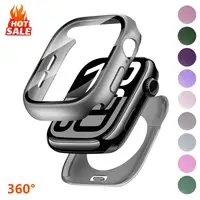 Boîtier entièrement étanche 360, Protection en verre trempé pour Apple Watch 46mm 45mm 44mm 41mm 40mm 42mm IWatch série 11 10 9 8 7 SE 3 1