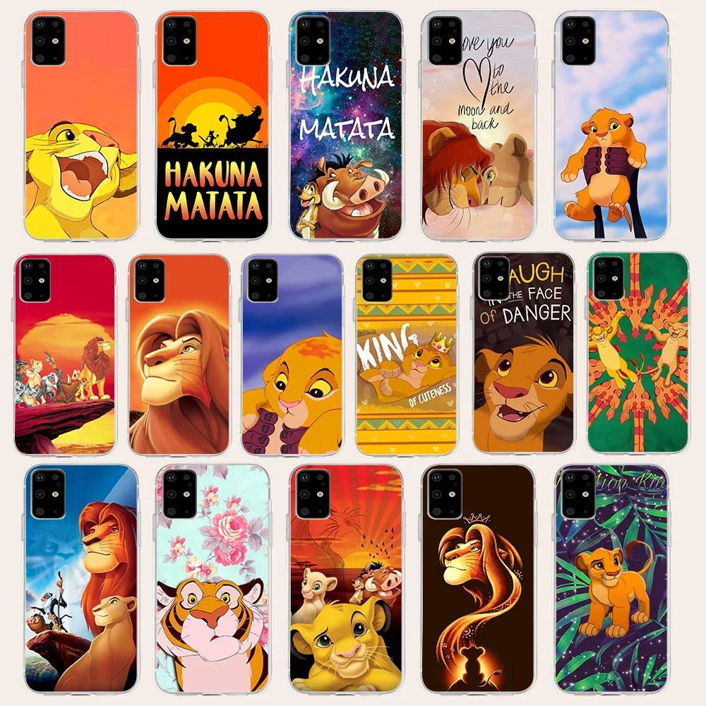 Ak-43 Lion King Custodia In Silicone Per Lg K62 K42 K9 K41S K51S K61 Q61 Q92 K92 V40 V50 V60 K30 K12 Thinq Velvet Max