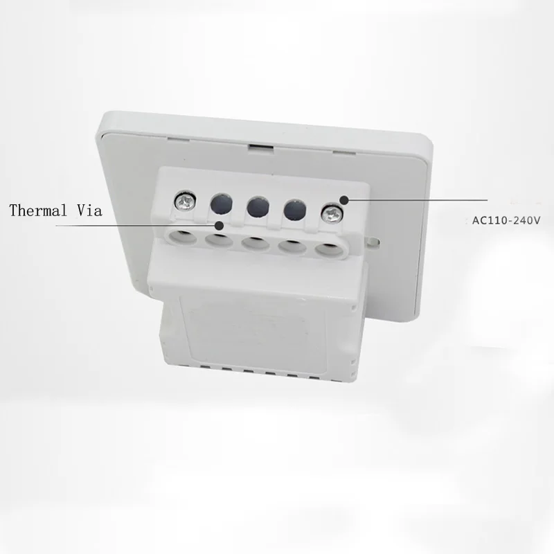 Square Wall Light Step Light LED 1.5w Recessed Stairs Lamp Indoor lighting Nightlight Stairway Led Corridor Foyer Kitchen Lamp 4