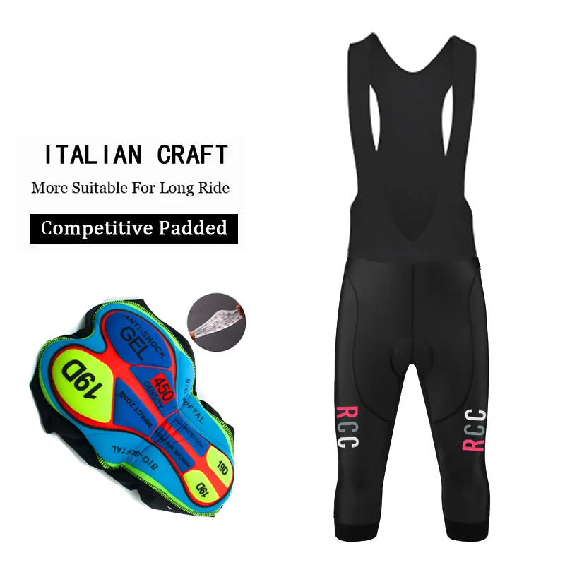 RCC2023MenCyclingBibPants34CyclingBibShortsSummerCycling
