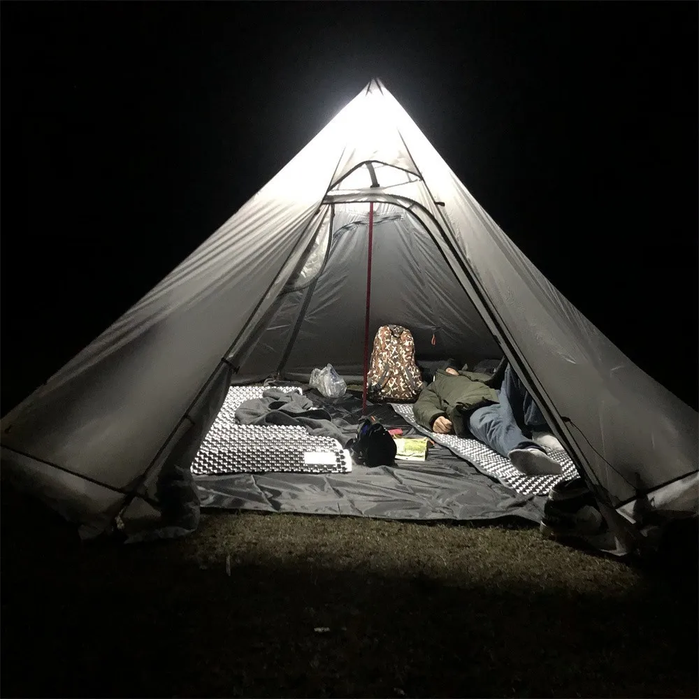 Chaminé Buraco, Ultraleve Outdoor Camping Teepee, Caminhadas