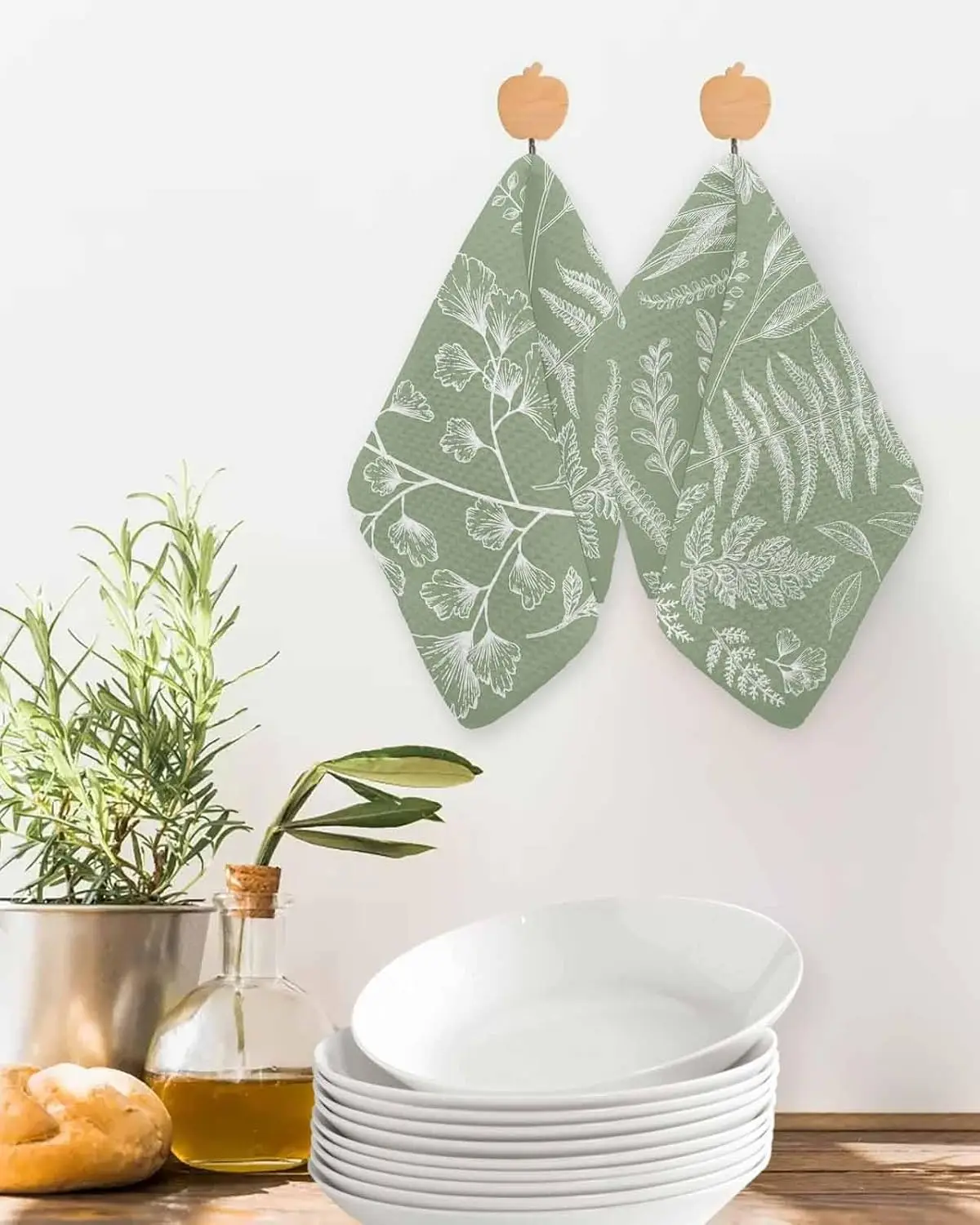 Sage Green Dishcloth Set 3