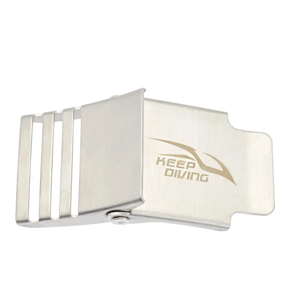 Diving Stainless Steel Brushed Buckle Dive Weight Belt Buckle Webbing Buckle Quick Release BCD Belt Buckle Diving Supplies