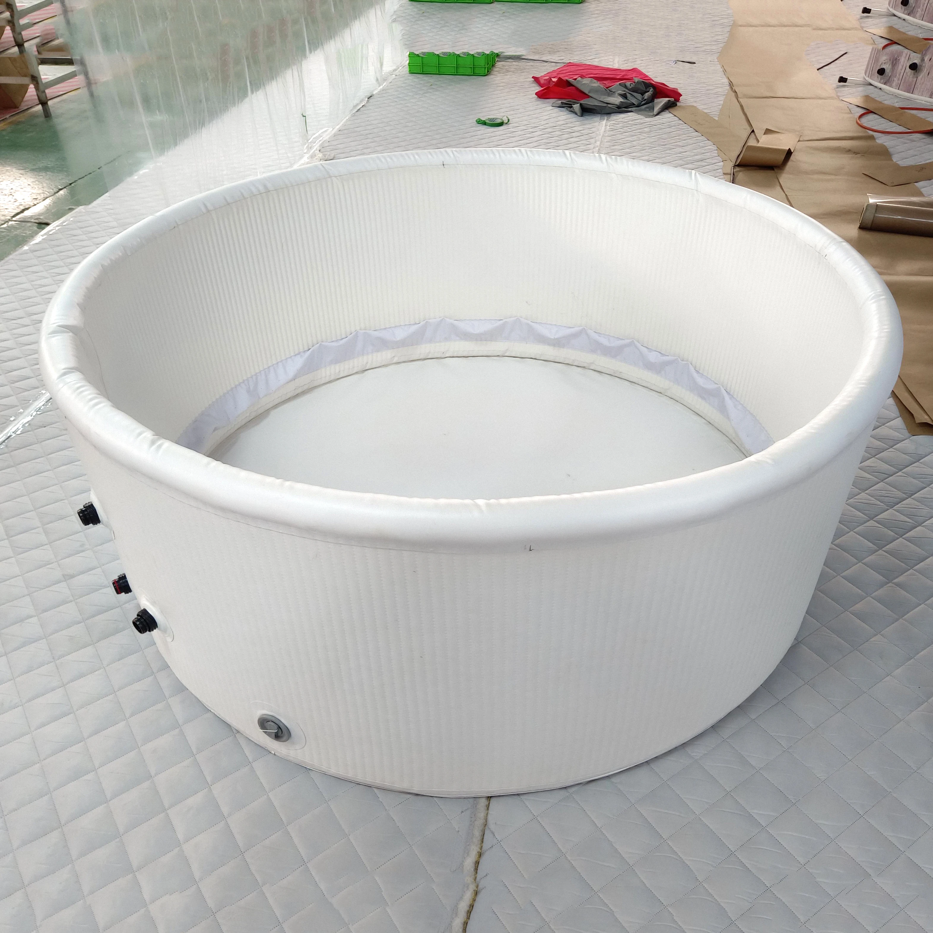 Hot Tubs and SPAs Outdoor Hot Tub SPA Water Sports Pool 2-4 Person Round Outdoor Whirlpool Bathtub Pool Inflatable Tub SPA