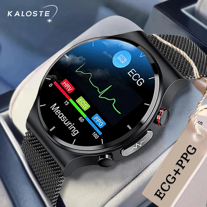 2022 Ecg+ppg Smart Watch Men Blood Pressure Heart Rate Watches Ip68
