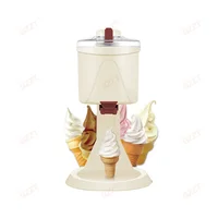 1L Barrel Ice Cream Cone Machine Children Homemade Fruit Ice Cream Cone Automatic Small Mini Household Ice Cream Maker 1