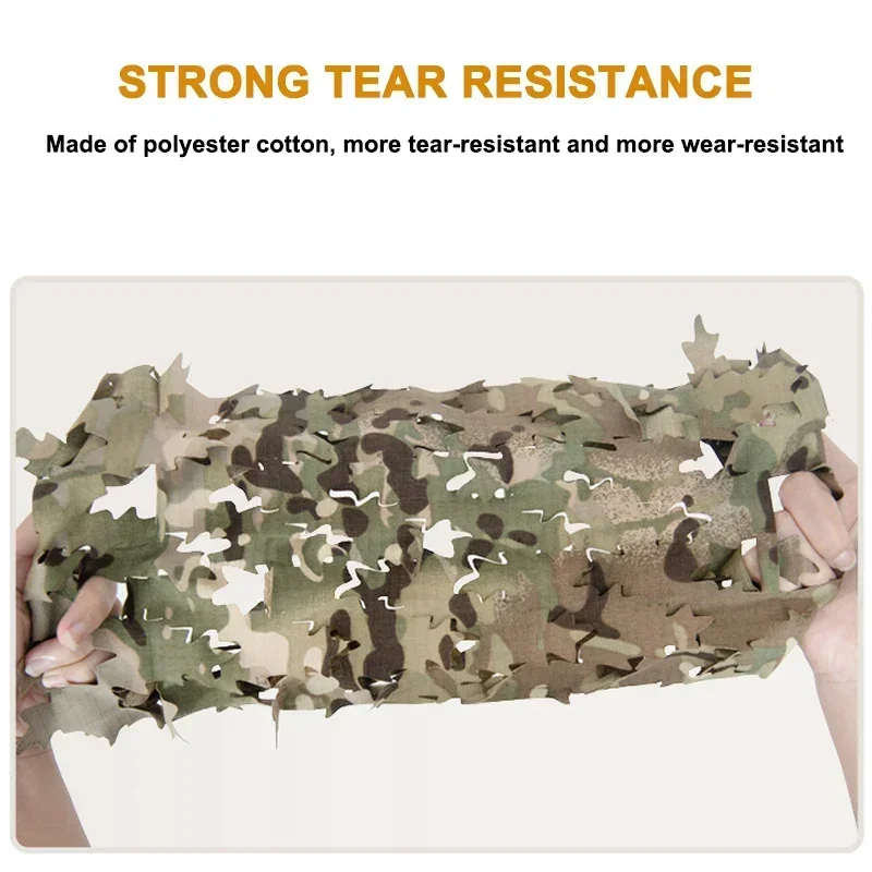 Tactical Helmet Cover Breathable Mesh Cap Cover Leaf Shape Helmet Cloth Adjustable FAST Helmet Modification Accessories