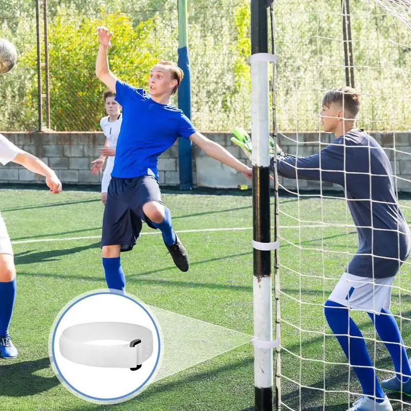 10pcs Soccer Net Straps Easy Install Soccer Goal Net Attachment Straps Replacement Parts Buckle Design Clips