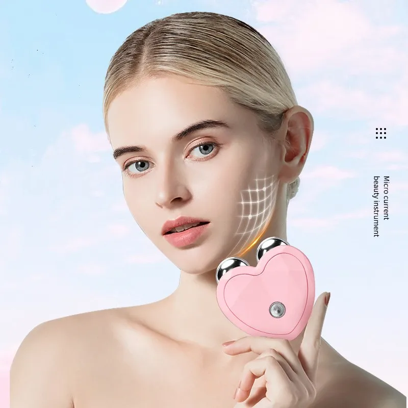 EMS Face Lifting Machine Facial Massager Microcurrent Roller Skin Tightening Rejuvenation Beauty Charging Facial Anti Wrinkle 4