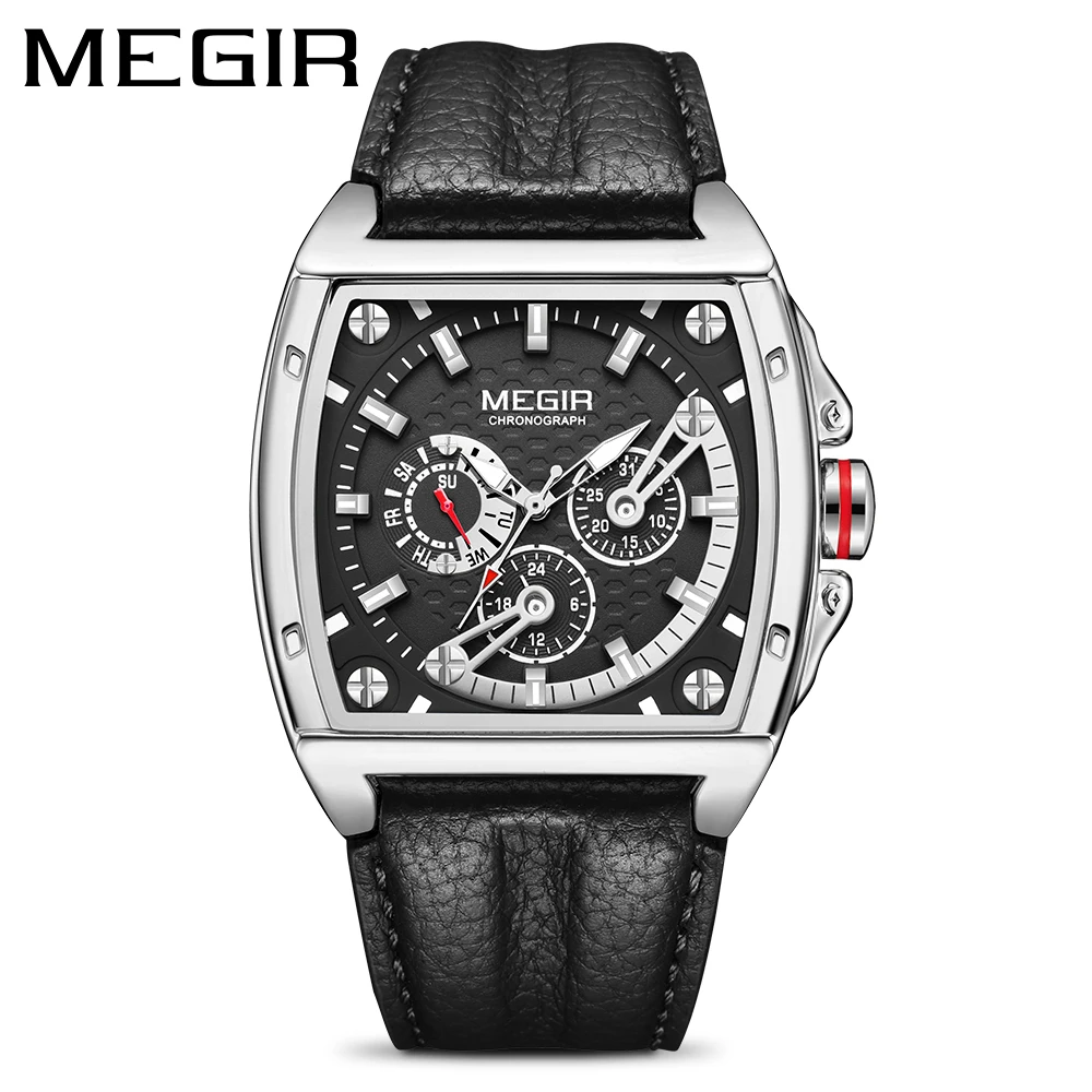 

MEGIR New Mens Watches Top Brand Luxury Waterproof Chronograph Quartz Watch for Men Date Sports Clock Male Relogio Masculino