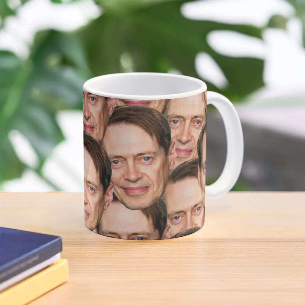 

Стив Buscemi, трендовая головка, искусственное фарфоровое термопокрытие для стеклянных чашек, кружек