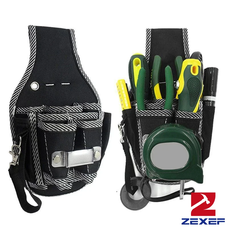 Multifunctional Tool Bag Tool Belt Screwdriver Kit Holder Pocket Pouch Electrician Waist Case