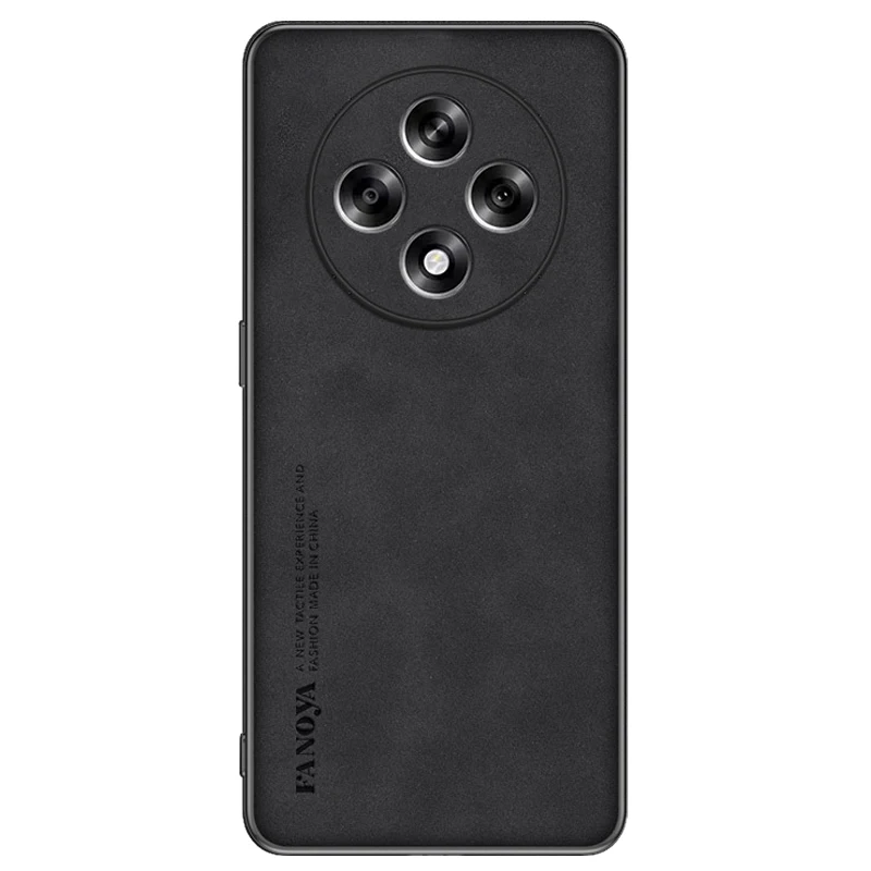 Premium Frosted Leather Anti-Shock Hard Case – Stylish Matte Finish