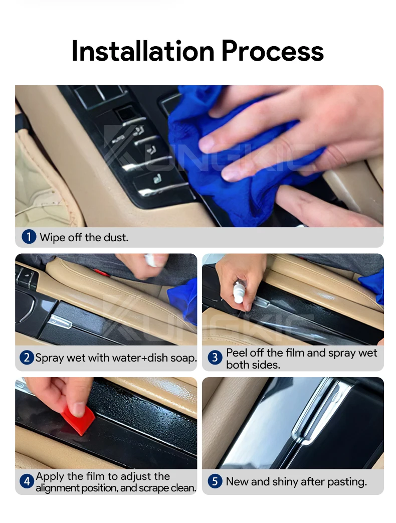 Für Mazda CX30 2020-2024 Auto Mittelkonsole Schaltpanel Navigationsbildschirm TPU Innenraum-Schutzfolie Kratzfest Reparatur LHD – Detail 7