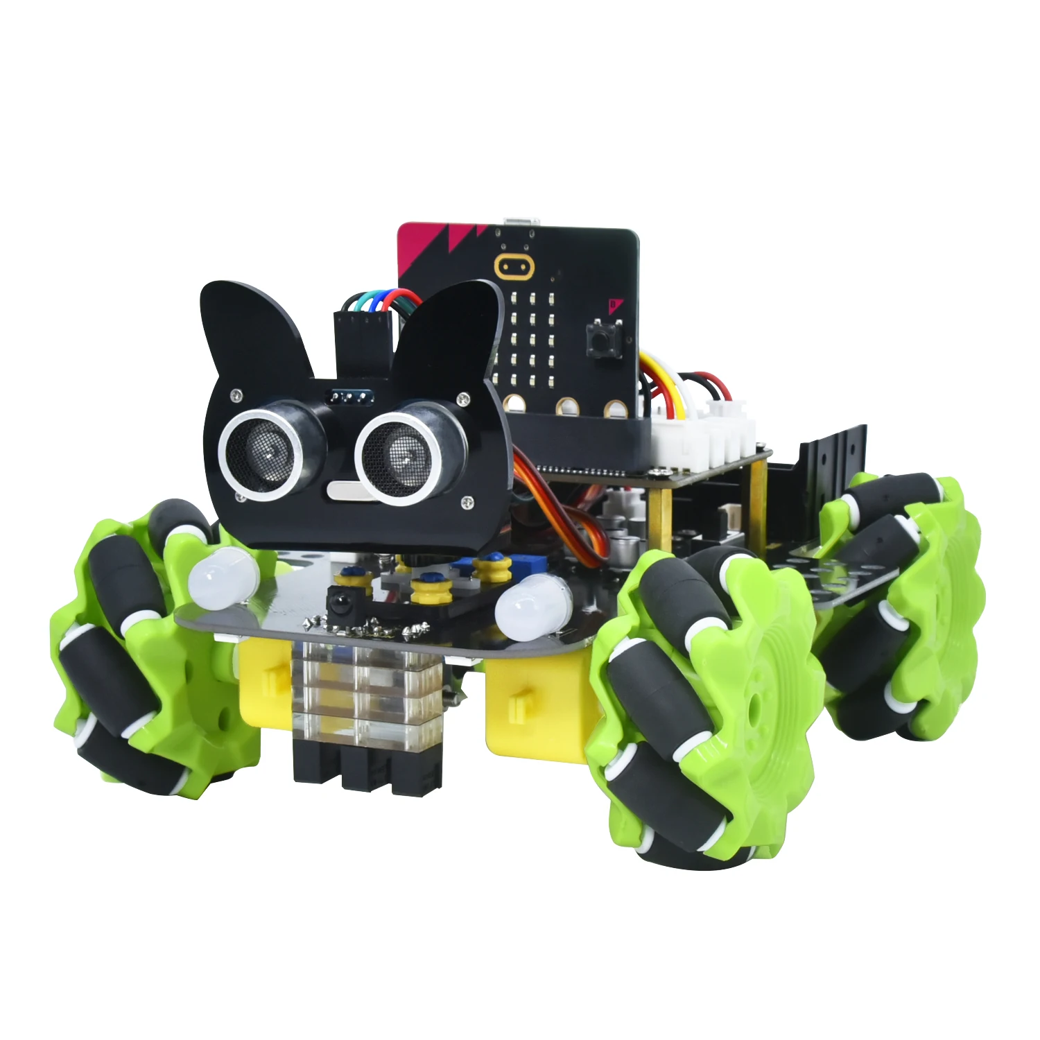 Keyestudio-Microbit-V2-0-4WD-Mecanum-Smart-Robot-Car-18-Projects-For ...