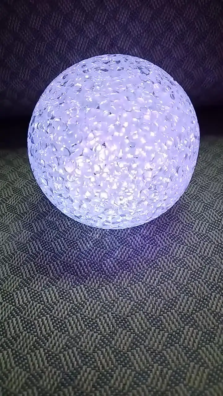 Ручной светильник с волшебным хрустальным шаром LED