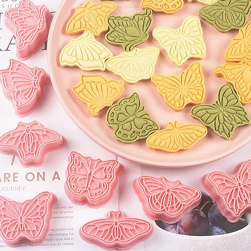 Biscuit Mold Set Cookie Cutter Fondant Embosser Stamp Mold 8Pcs for Wedding Party Cake Decoration Baking Pastry Tools cookie cutter,baking mold,cookie mould,fondant cutter,baking decorating tools,pastry cutter