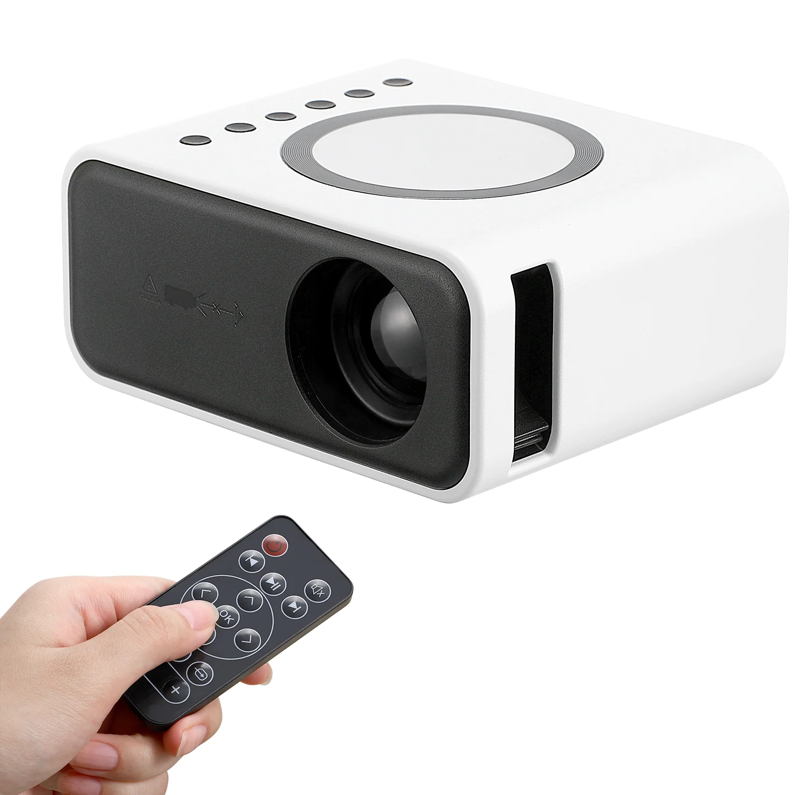 

Portable Projector Home Outdoor Movie Projector Upgrade Pocket Projector(AU Plug)