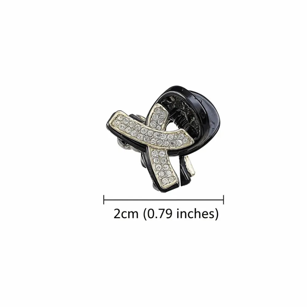 Fashion Small Memorial Black Hair Claw Hair Accessories Black Hair Clip Hairpin for Women