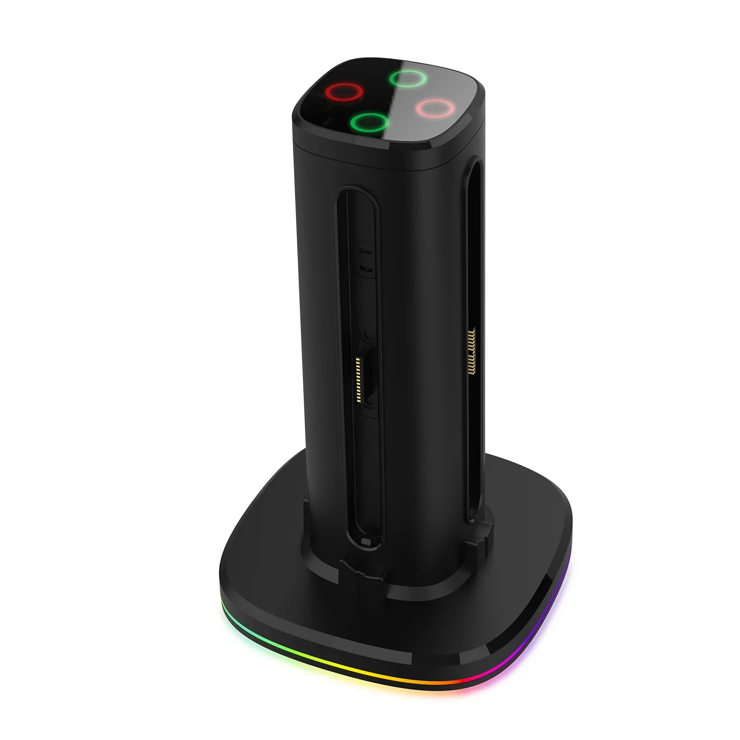 Charging 4 in 1 Charging Station for Switch 2 with LED Indicators,Touch button, USB C Cable,Accessories for Switch 2 RCW307