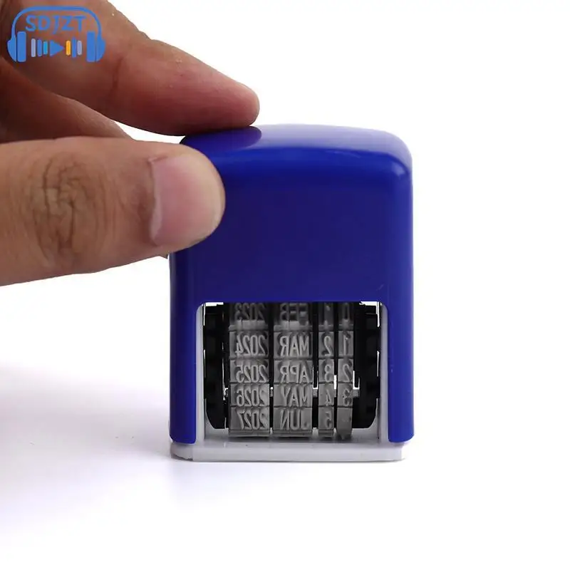 

DIY Handle Account Date Stamps Stamping Mud Set Mini Self-Inking Stamps For Office Escolar Supplies Emboss