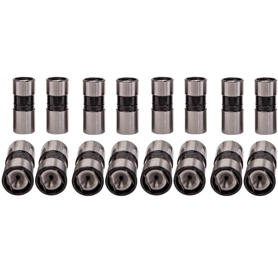 MaXpeedingrods Hydraulic Flat Tappet Lifters - 16 PCS Set For Chevrolet SBC/BBC 283-454 Engines