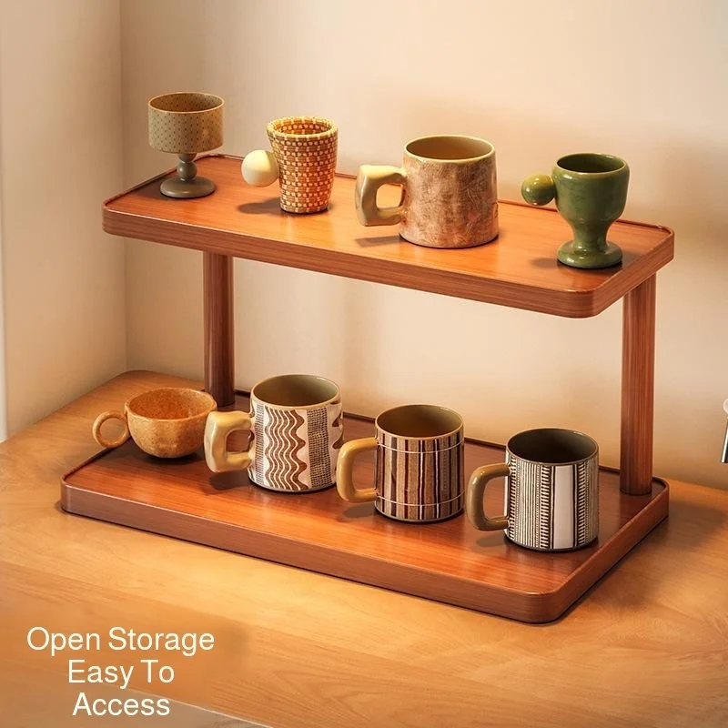 Cup Rack For Table Desktop Storage Rack Cup Storage Rack Dining Table Countertop ...