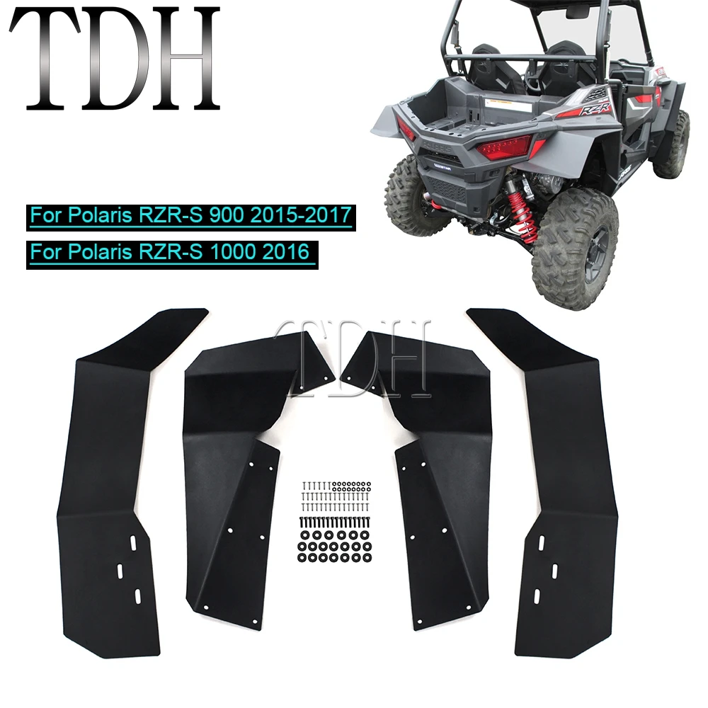 Mud Guards For Polaris Rzr S 900 1000 20152017 Utv Fender Flares Mud
