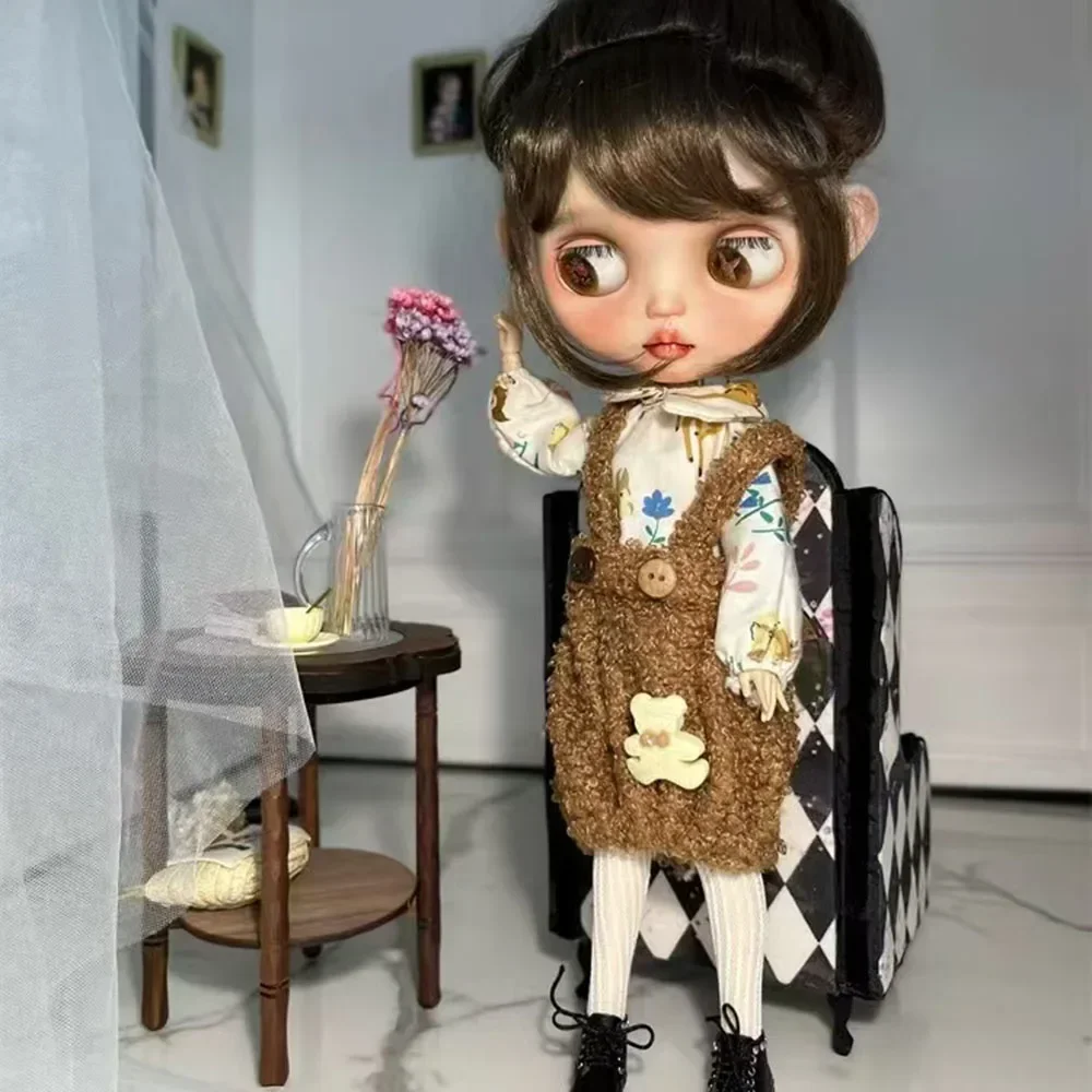 Stylish 1/6 Blythe Doll Outfit Accessories Set (No Socks Included)