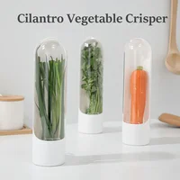 Refrigerator Herb Crisper Vegetables Fresh Preservation Bottle Household Saver Storage Container For Storing Kitchen Supplies 1