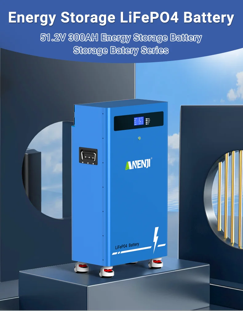 ANENJI 16KWh Lithium-Eisenphosphat 51,2V 300AH A+-Qualität 6000+ Zyklen Solar-Heimenergiespeicher Lithium-Eisenphosphat EU-Lagerbestand – Detail 3