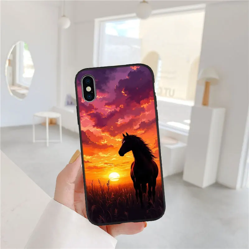 Luxurious Fine Horse Premium Protective Phone Case