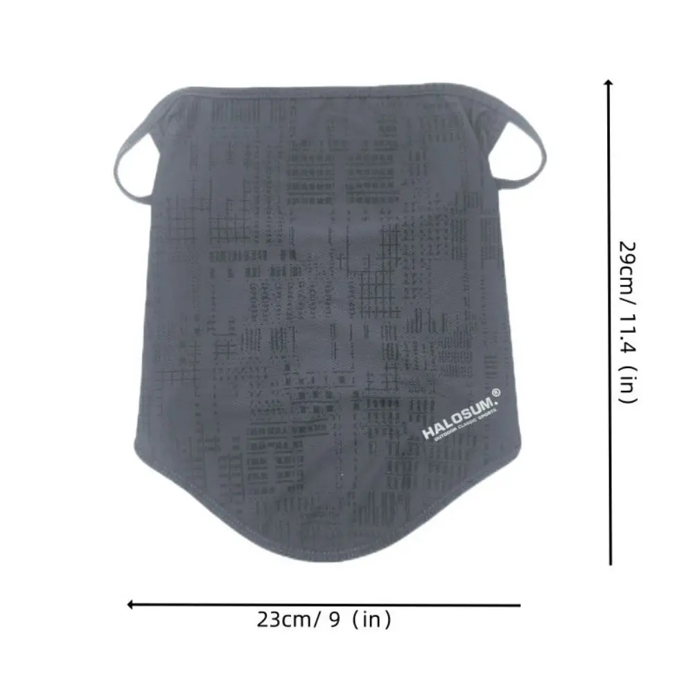 Face Mask Fashion Nylon Cycling Face Mask Breathable Neckerchief Sun Protection Face Mask Ice Silk Fishing Sports Half Summer