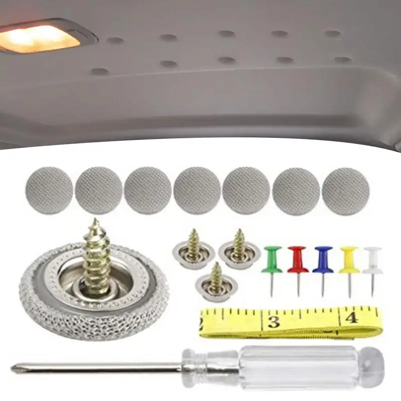 

Car Roof Headliner Repair Kit Headliner Repair Button Car Ceiling Repair Kit With Installation Tool Automotive Repair Accessory