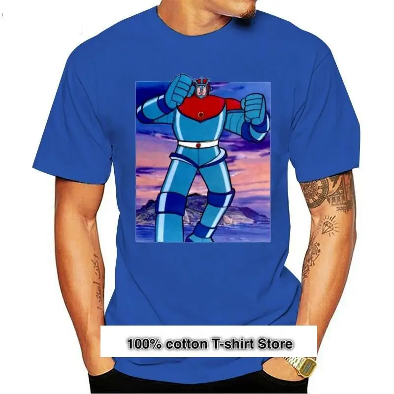 Camiseta Astroganga Robot Anni 80 Cartone Anni 80-1-S-M-L-Xl-2Xl-3Xl
