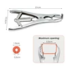 Animals Sheep Tail Castration Forceps Expansion Clamp Elasticity Rubber Castration Rings Farm Animal Bloodless Tail Pliers 5
