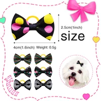 10/20/30PCS Small Dog Hair Bows Pet Bows Rubber Bands Cute Pet Puppy Hair Bows for Small Dog Hair Accessories Pet Supplies 2